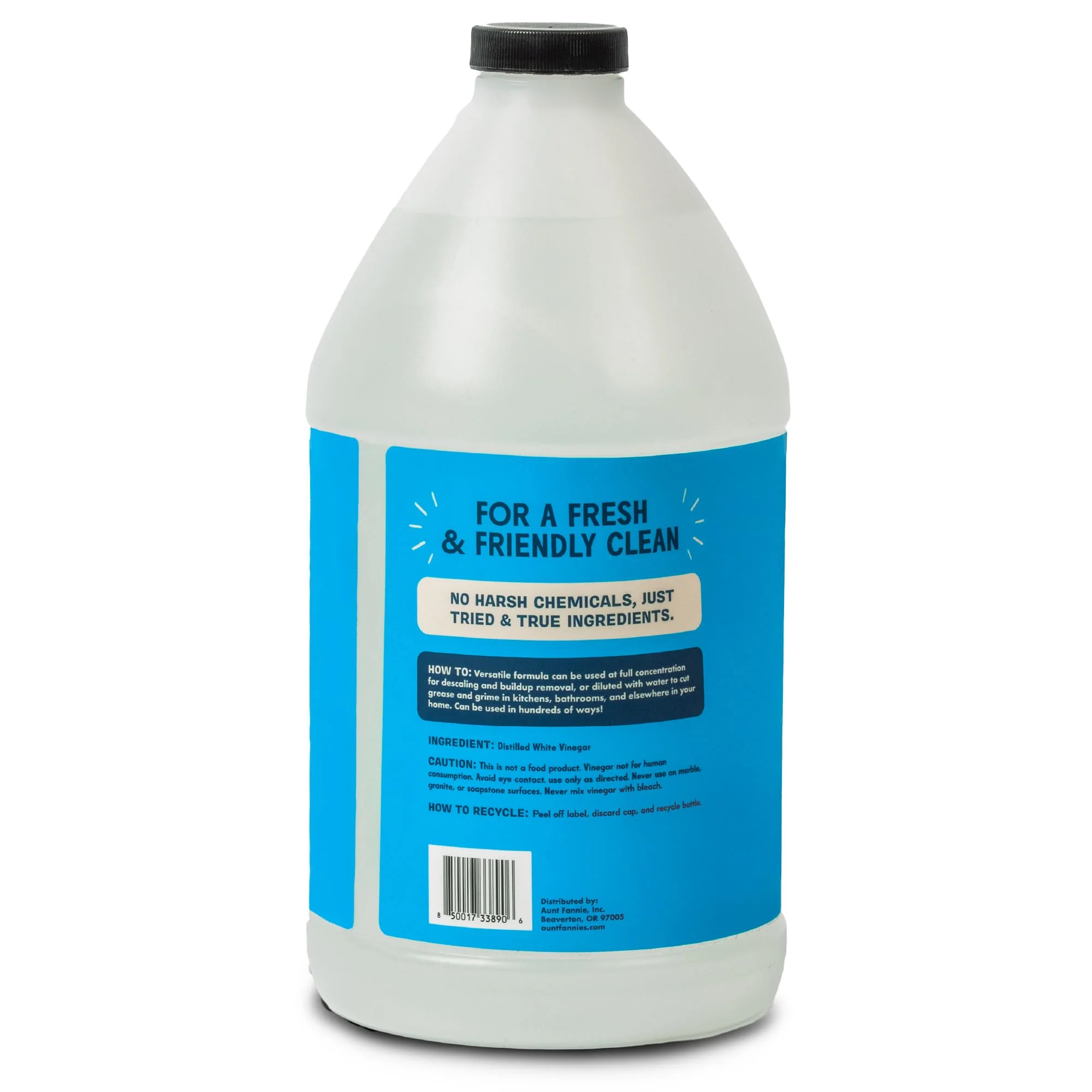 Aunt Fannie's Extra Strength Cleaning Vinegar, 64 Ounce, Multipurpose Household Cleaner, No Added Scents, Dyes, or Other Additives - Image 2