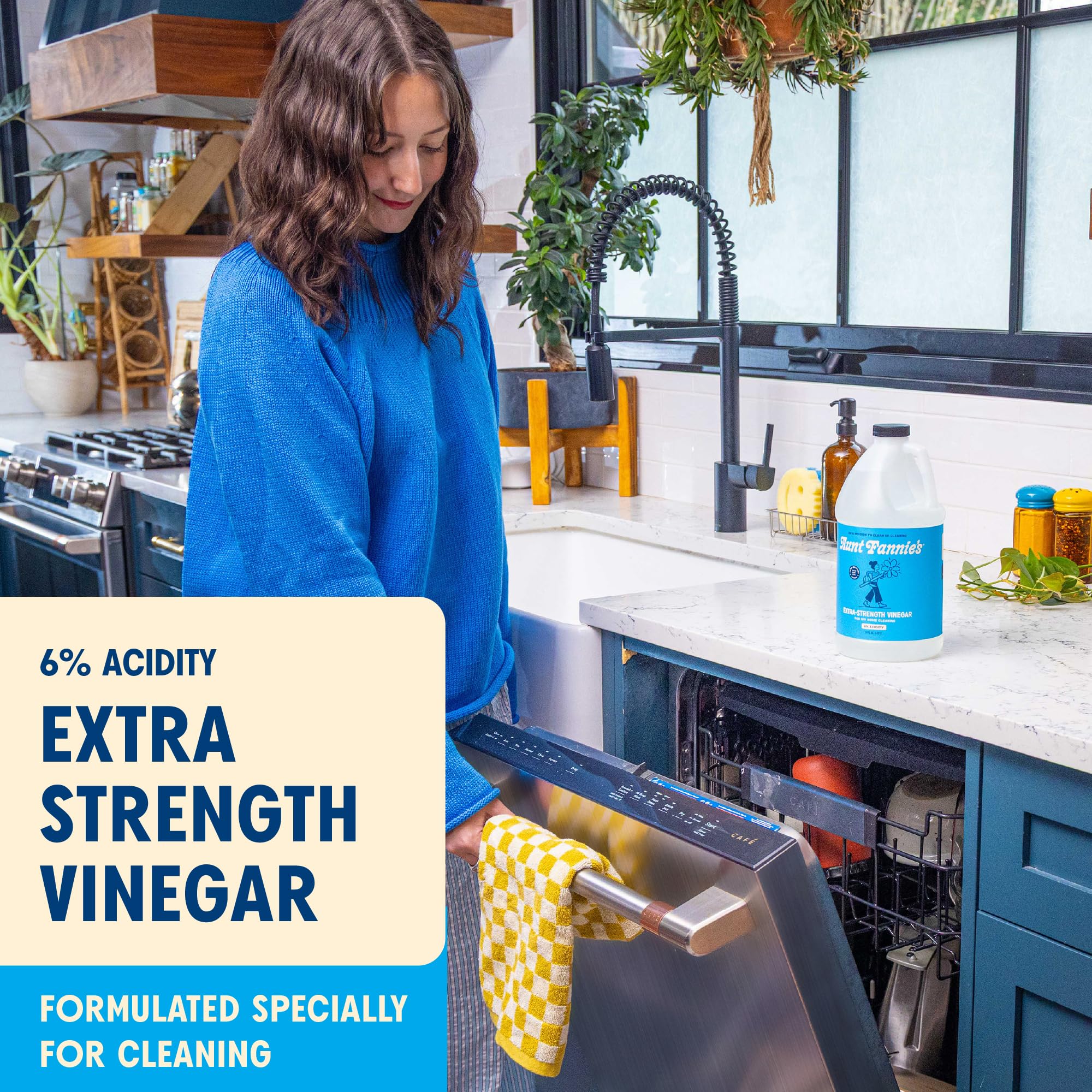 Aunt Fannie's Extra Strength Cleaning Vinegar, 64 Ounce, Multipurpose Household Cleaner, No Added Scents, Dyes, or Other Additives - Image 5