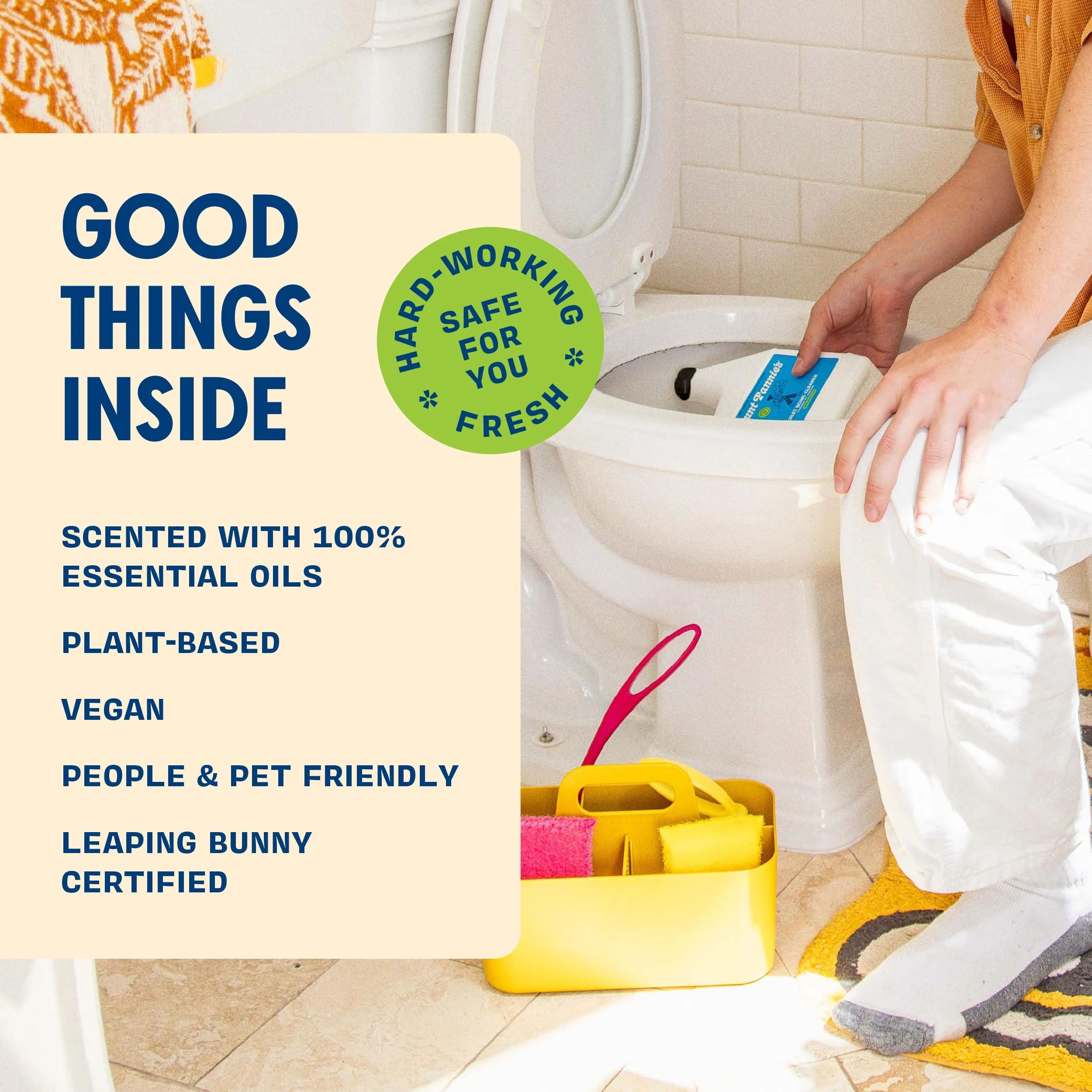 Aunt Fannie's Toilet Bowl Cleaner, Bleach-Free Cleaner Powered by Vinegar, Freshens and Removes Stains, Eucalyptus Scent, 24 fl oz, Pack of 6 - Image 4