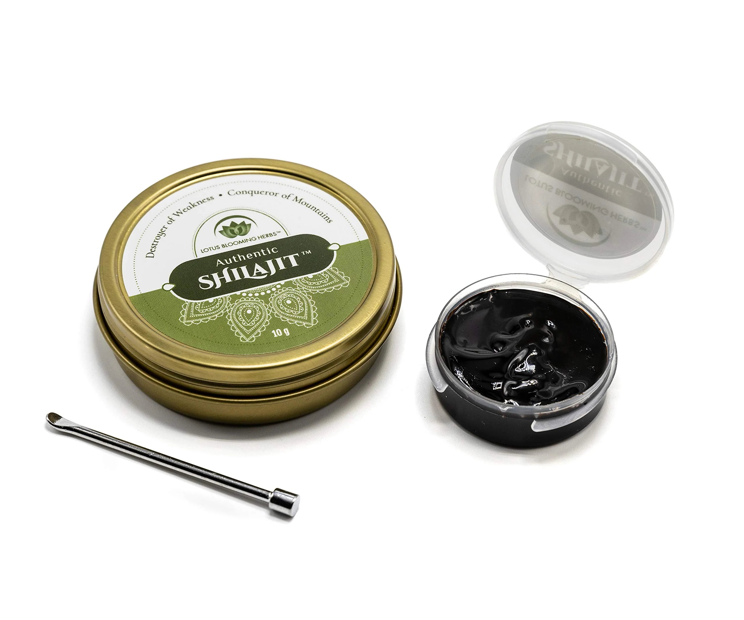 Authentic Shilajit – 100% Pure Gold Grade Himalayan Shilajit Resin with Fulvic Acid & Trace Minerals | Supports Healthy Energy, Stamina & Strength | Lotus Blooming Herbs | 10 Grams - Image 3