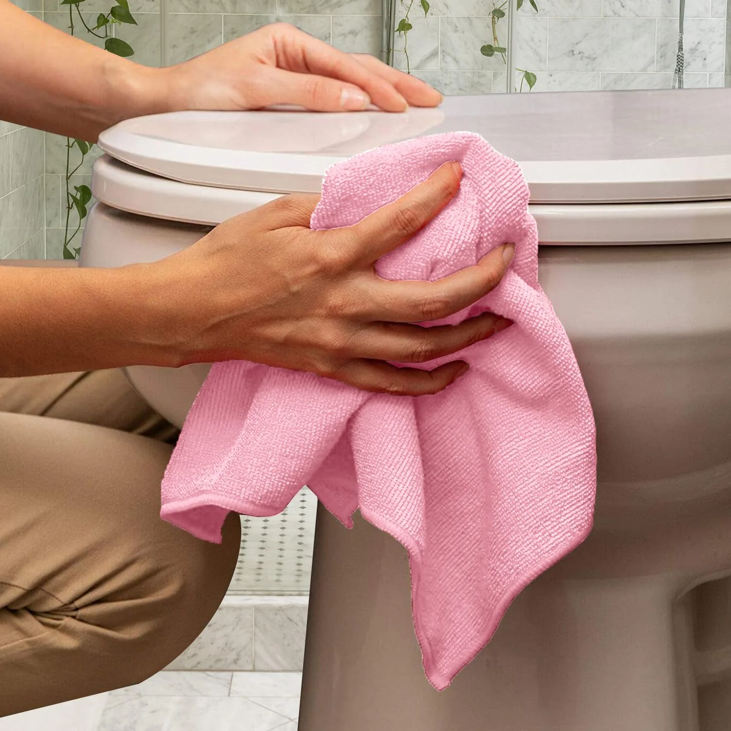 Avalon Towels Microfiber Cleaning Cloths (Value Pack of 36) - Size 16 x 16 Inches, Highly Absorbent Cleaning Rags, Lint Free, Reusable and Washable, Microfiber Towels for Cars - Image 4