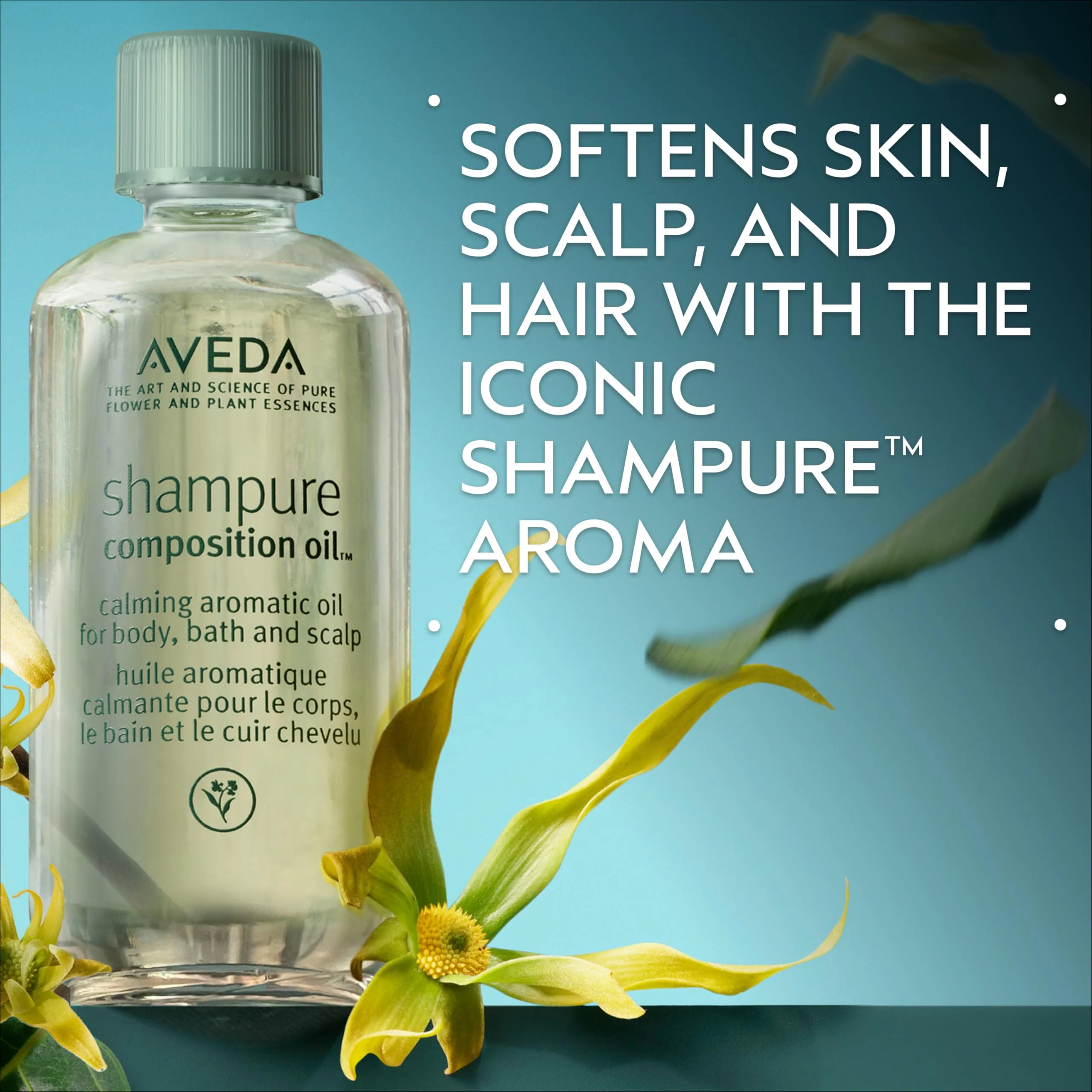 Aveda Shampure Composition Oil | Bath, Body & Scalp | with Meadowfoam Oil & Certified Organic Sunflower | Calming Aroma of Certified Organic Lavender, Petitgrain, Ylang Ylang, 1.7 Fl Oz - Image 6