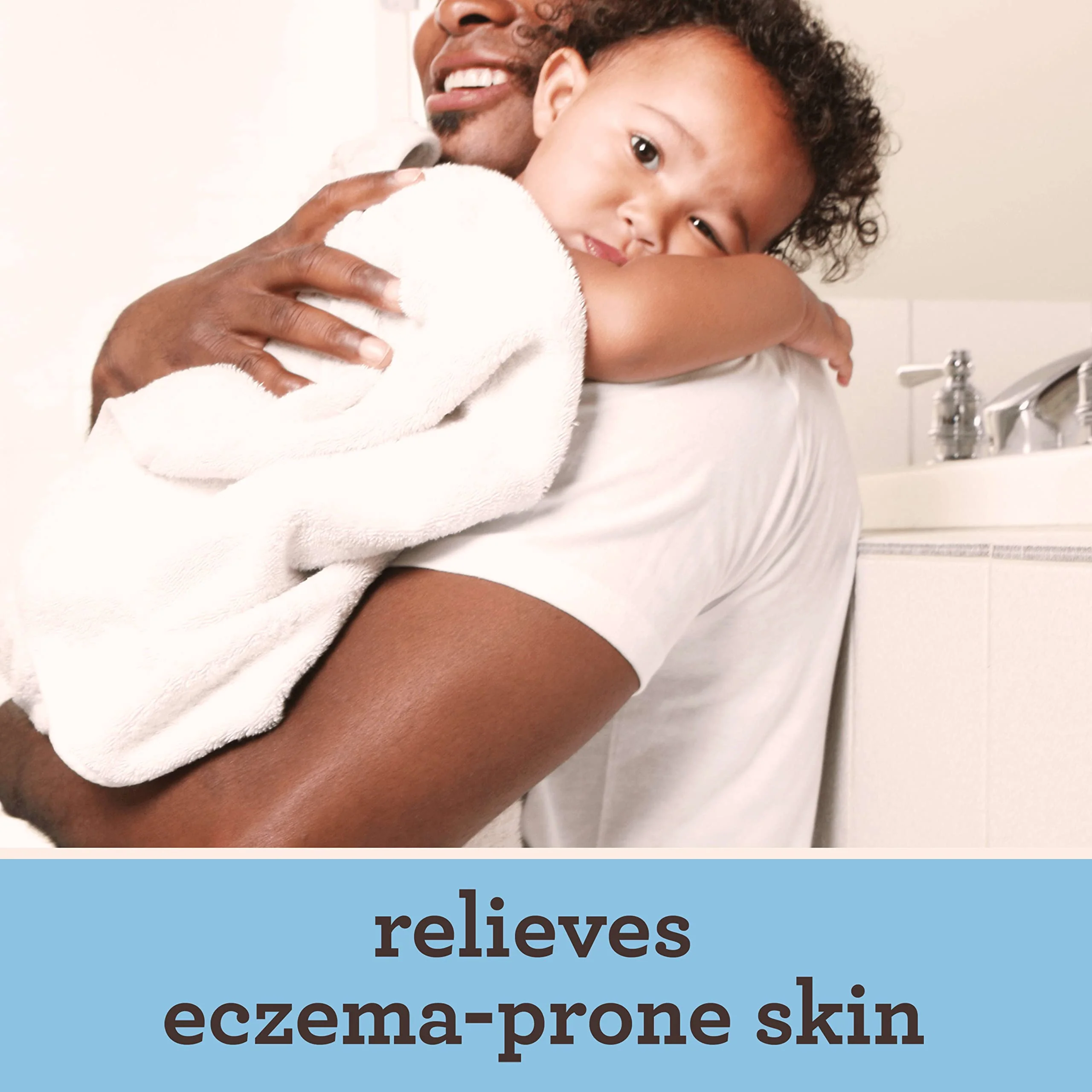 Aveeno Baby Eczema Therapy Moisturizing Cream, Natural Colloidal Oatmeal & Vitamin B5, Baby Eczema Cream for Dry, Itchy, Irritated Skin Due to Eczema, Paraben- & Steroid-Free, 7.3 oz - Image 2