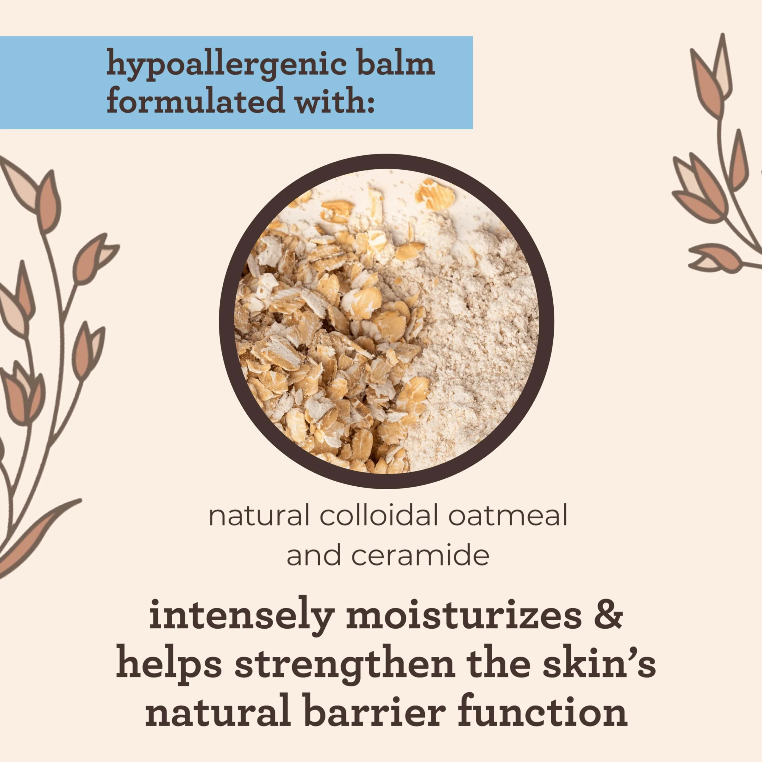 Aveeno Baby Eczema Therapy Nighttime Moisturizing Balm, Colloidal Oatmeal & Ceramide, Soothes & Relieves Dry, Itchy Skin from Eczema, Hypoallergenic, Fragrance-Free, Travel Size, 1 oz - Image 3