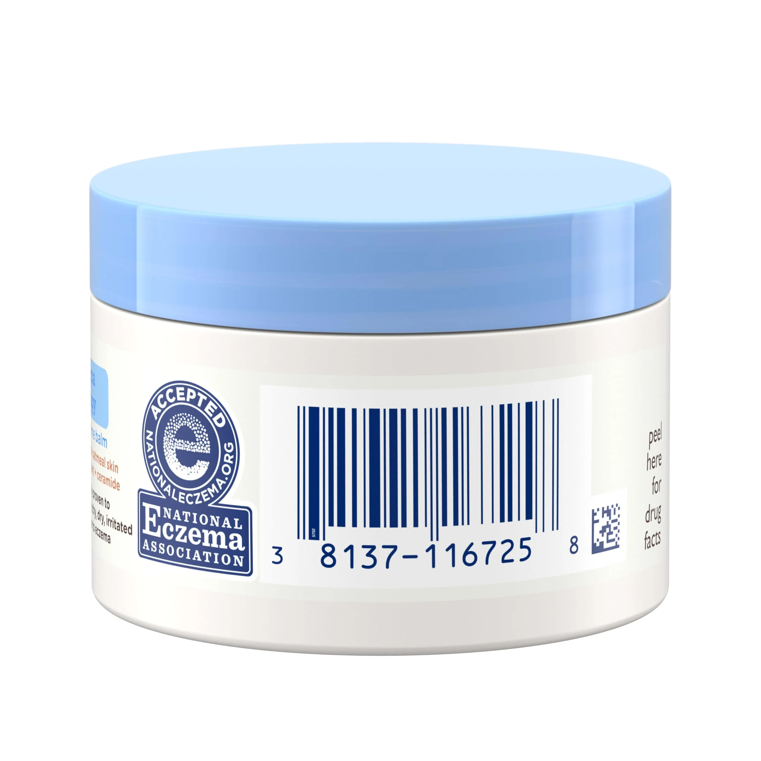 Aveeno Baby Eczema Therapy Nighttime Moisturizing Balm, Colloidal Oatmeal & Ceramide, Soothes & Relieves Dry, Itchy Skin from Eczema, Hypoallergenic, Fragrance-Free, Travel Size, 1 oz - Image 8