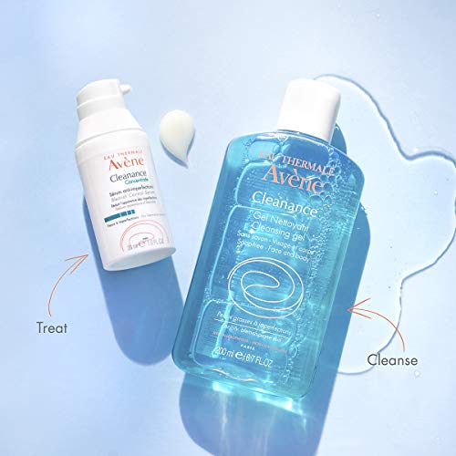 Avène Cleanance Concentrate Blemish Control Serum, clarifying water-gel, fragrance and silicone free, For acne-prone skin, airless pump, 1 fl. oz. - Image 2