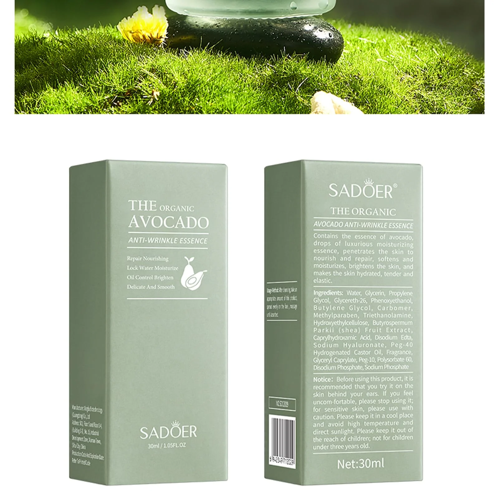 Avocado Skin Care Set, 11-In-1 Skincare Gift Set With Facial Cleanser, Face Serum, Face Cream, Eye Cream, Toner, moisturizing lotion& Facial mask. Skin Care Kit For Women Men - Image 2