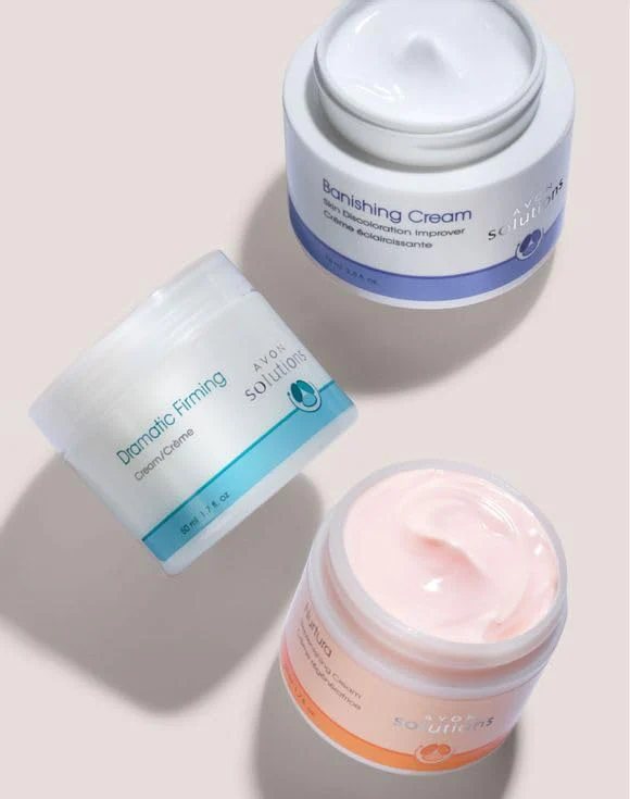 AVON Solutions Nourishing Moisturizing Cream 1.7 oz Hypoallergenic Daily Face Hydrator - Image 2