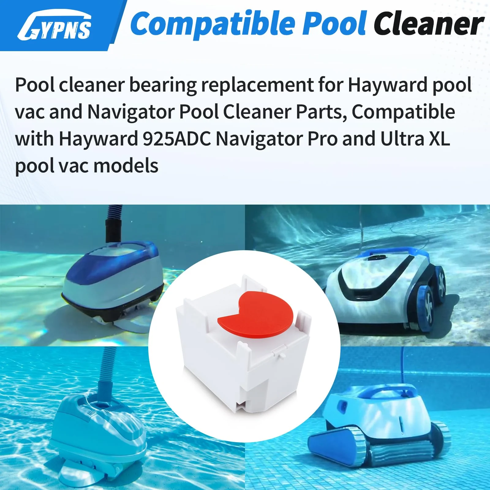 AXV408P Pool Gear Box Assembly Fit for Hayward Navigator Pro Automatic Pool Cleaner, Pool Vacuum Replacement Parts, Compatible with Hayward Navigator Pro Automatic Pool Cleaner 2025ADC and 925ADC - Image 3