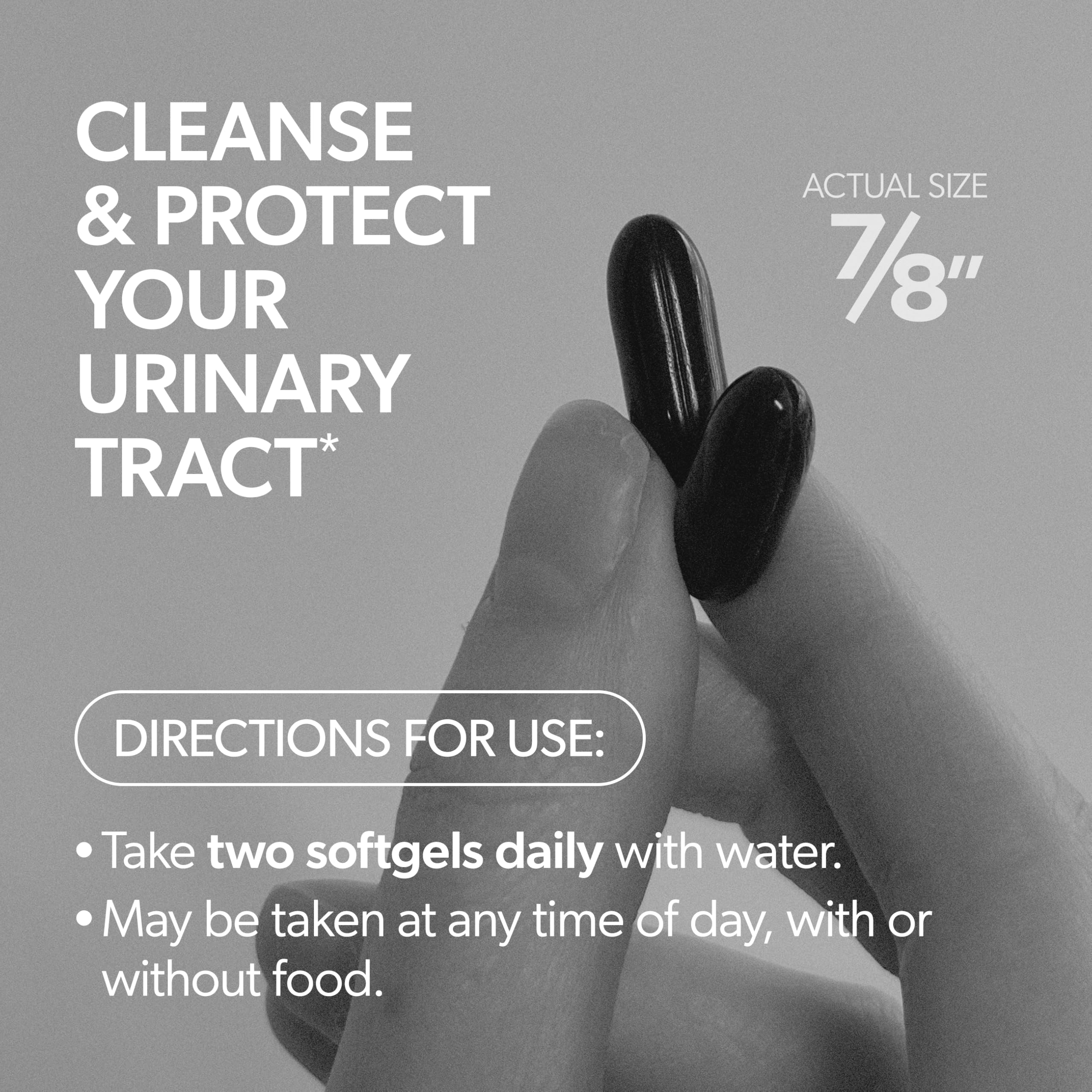 AZO Cranberry Supplement, Made with Concentrated Whole Fruit Cranberry Powder to Help Cleanse and Protect the Urinary Tract*, Sugar Free Cranberry Pills, Non-GMO, 100 Softgels - Image 6