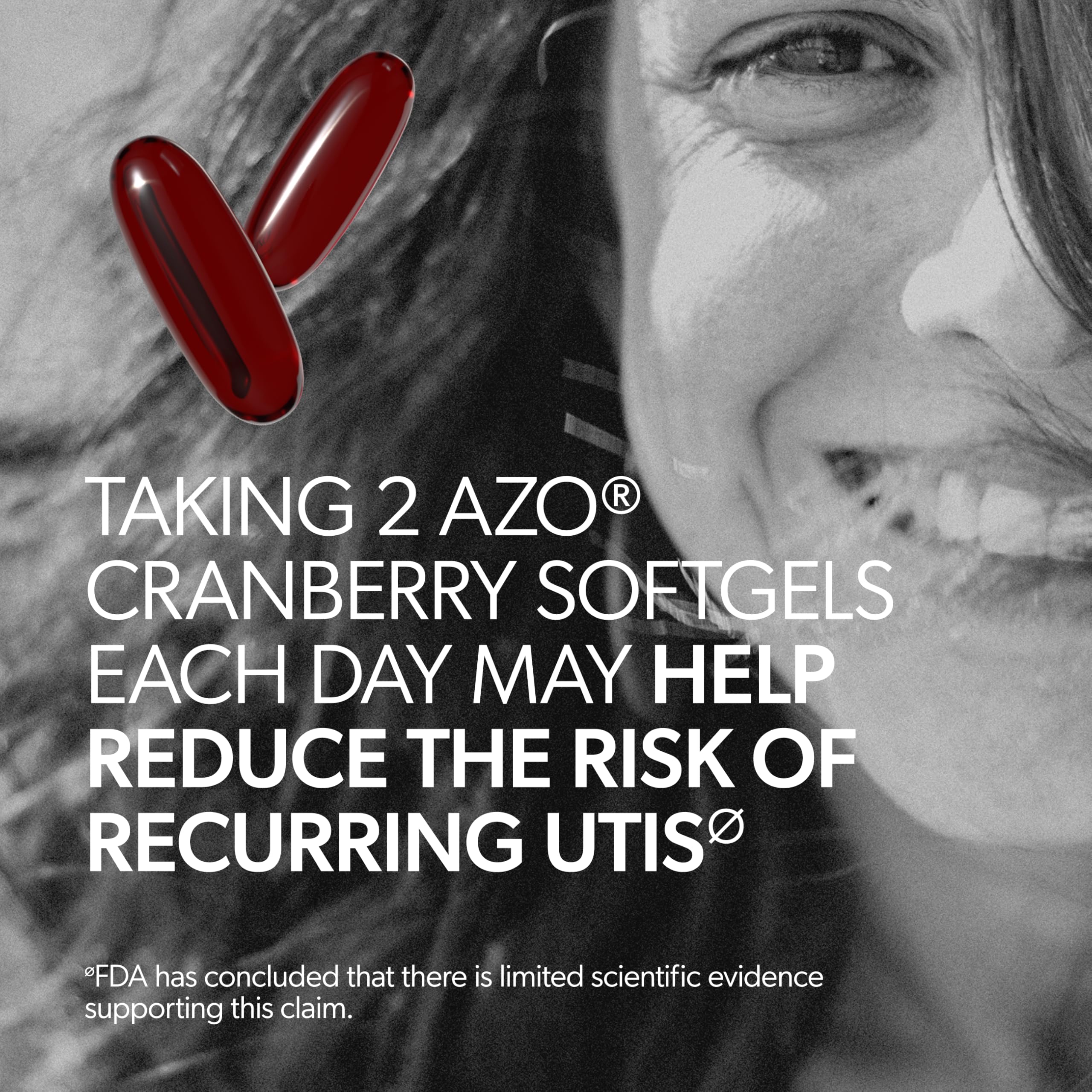 AZO Cranberry Supplement, Made with Concentrated Whole Fruit Cranberry Powder to Help Cleanse and Protect the Urinary Tract*, Sugar Free Cranberry Pills, Non-GMO, 100 Softgels - Image 7