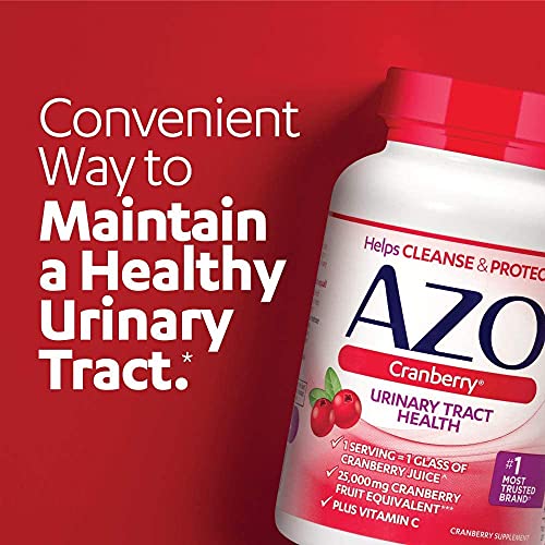 AZO Cranberry Urinary Tract Health Supplement, 1 Serving : 1 Glass of Cranberry Juice, Sugar Free Cranberry Pills, Non-GMO, 3 Month Supply, 100 Softgels (Pack of 2) - Image 10