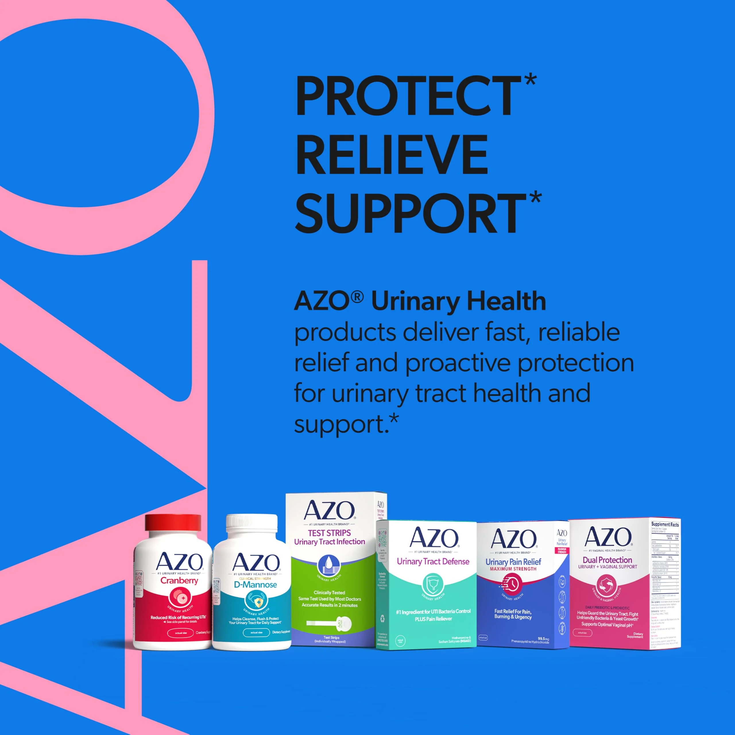 AZO Urinary Pain Relief Maximum Strength, Fast relief of UTI Pain, Burning & Urgency, Targets Source of Pain, #1 Most Trusted Brand, 24 Tablets - Image 8