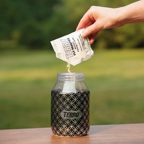 TERRO T380 Outdoor Reusable Fly Magnet Fly Trap - Poison Free Fly Killer and Trap with Bait - Image 13