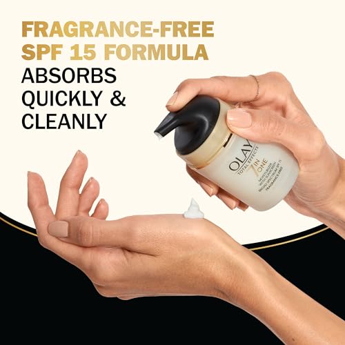 OLAY Total Effects 7-in-1 Anti-Aging Face Moisturizer with SPF 15, Fragrance-Free 1.7 oz - Image 6