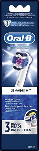 Oral-B 3D White Electric Toothbrush Replacement Brush Heads Refill, 3 Count - Image 8