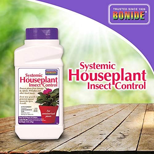 Bonide Systemic Houseplant Insect Control, 8 oz Ready-to-Use Granules for Indoors and Outdoors, Protects Plants from Insects - Image 5
