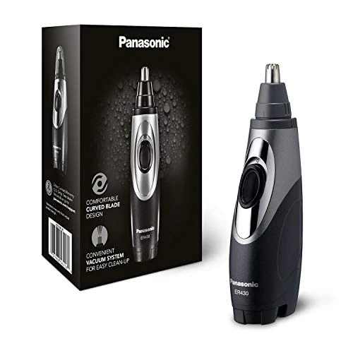 Panasonic ER430K Nose, Ear and Facial Hair Trimmer Wet/Dry with Vacuum Cleaning System - Image 11