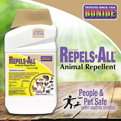 Bonide Repels-All Animal Repellent, 32 oz Concentrate, Long Lasting Outdoor Garden Deer Repellent, People and Pet Safe - Image 5
