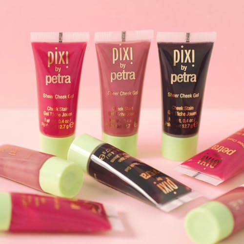 Pixi Beauty Sheer Cheek Gel - Rosy | Gel Blush For A Sheer Flush Of Colour | Oil-Free & Fragrance-Free Hydrating Liquid Blush | 0.45 Fl Oz - Image 4