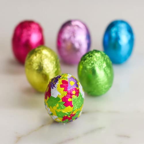 Madelaine Chocolates Easter Eggs (1 LB) Candy Solid Premium Milk Chocolate Foiled In A Variety Of and Floral Colors - Traditional Basket Mainstays - Image 5
