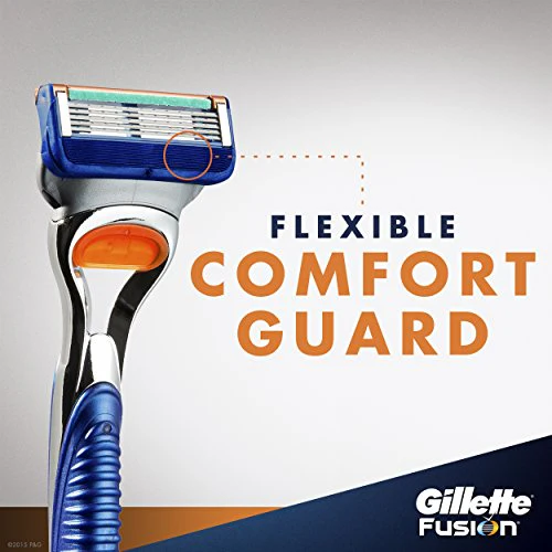Gillette Fusion Men's Manual Razor Refills, 4 Count - Image 7
