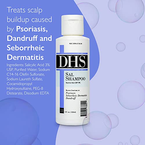 DHS SAL Shampoo 4 oz, Pack of 1 - Image 2