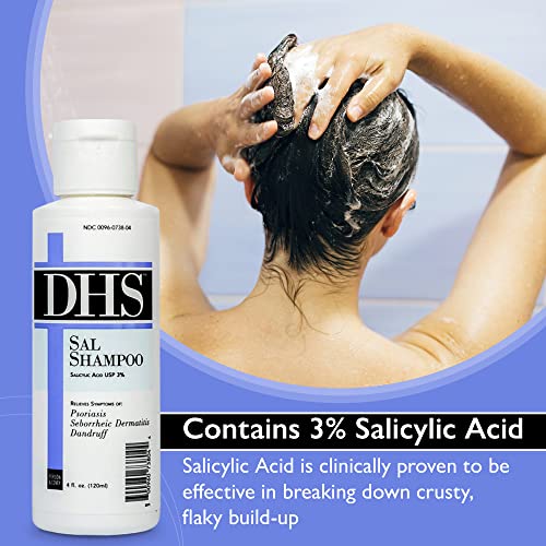 DHS SAL Shampoo 4 oz, Pack of 1 - Image 3