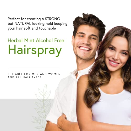 Honeybee Gardens Herbal Mint Alcohol Free Hair Spray - Image 2