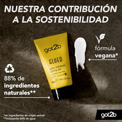Got2B Schwarzkopf Glued Spiking Glue Hair Gel, Water Resistant, Strong Hold for Up to 72 Hours, 150 ml,package may vary - Image 6
