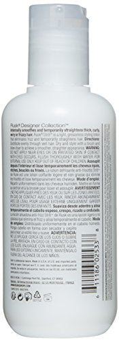 RUSK Designer Collection Str8 Anti-Frizz and Anti-Curl Lotion, Light, Greaseless, Temporarily Removes Curl and Eliminates Frizz, White 6 oz. - Image 2