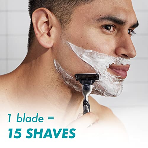 Gillette Mach3 Razor Refills for Men, 12 Razor Blade Refills - Image 3