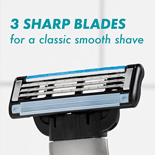 Gillette Mach3 Razor Refills for Men, 12 Razor Blade Refills - Image 4