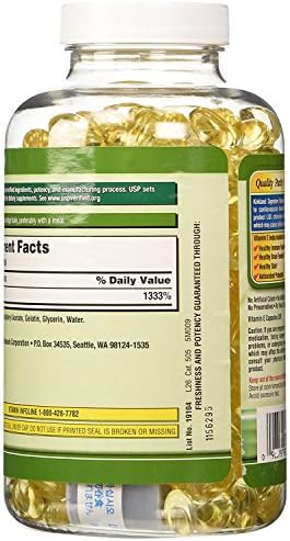 Kirkland Signature Vitamin E 400 IU, 500 Softgels (Pack of 2) (Total of 1000 Softgels) - Image 2