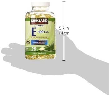 Kirkland Signature Vitamin E 400 IU, 500 Softgels (Pack of 2) (Total of 1000 Softgels) - Image 3