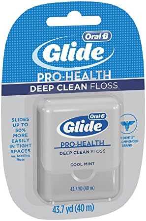 Oral-B Glide Pro-Health Deep Clean Cool Mint Flavor Floss 40 M (Pack of 6) - Image 5