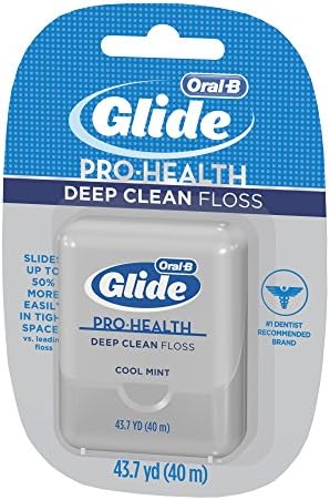 Oral-B Glide Pro-Health Deep Clean Cool Mint Flavor Floss 40 M (Pack of 6) - Image 6