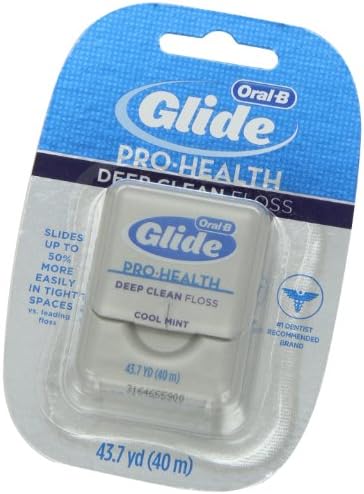 Oral-B Glide Pro-Health Deep Clean Cool Mint Flavor Floss 40 M (Pack of 6) - Image 7