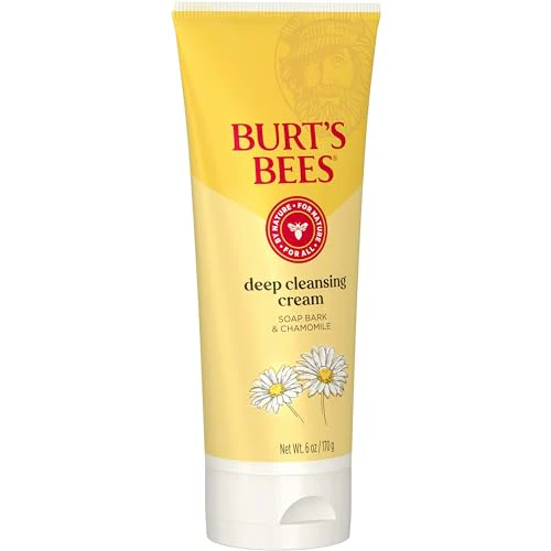 Burt's Bees Face Wash, Deep Facial Cleansing Cream, College Back to School Dorm Essentials, All Natural Cleanser with Chamomile, 6 Ounce (Pack of 3) (Packaging May Vary) - Image 12
