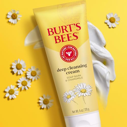 Burt's Bees Face Wash, Deep Facial Cleansing Cream, College Back to School Dorm Essentials, All Natural Cleanser with Chamomile, 6 Ounce (Pack of 3) (Packaging May Vary) - Image 6