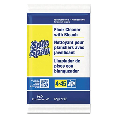 Spic and Span 02010 Powder Floor Cleaner with Bleach, 2.2 ounces (Case of 45) - Image 3