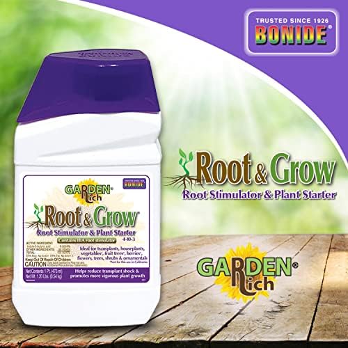 Bonide Garden Rich Root & Grow Root Stimulator & Plant Starter, 16 oz Concentrate 4-10-3 Fertilizer for Transplanting - Image 5