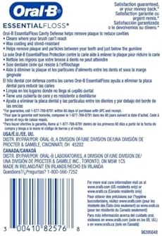 Oral-B Essential Floss 55 Yards Waxed (Pack of 6) - Image 5