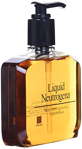 Neutrogena Fragrance Free Liquid Neutrogena, Facial Cleansing Formula, 8 oz Pump Bottles (Pack of 4) - Image 4