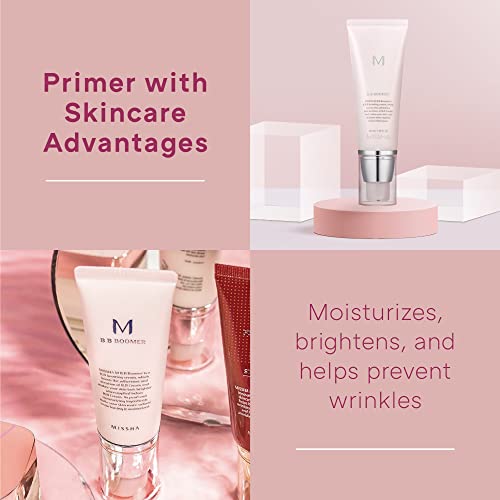 MISSHA M BB Boomer 40ml- Boost the adherence and wear of foundation that improves skin tone with dewy finish and healthy glow all while providing skincare benefits - Image 2