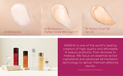 MISSHA M BB Boomer 40ml- Boost the adherence and wear of foundation that improves skin tone with dewy finish and healthy glow all while providing skincare benefits - Image 6