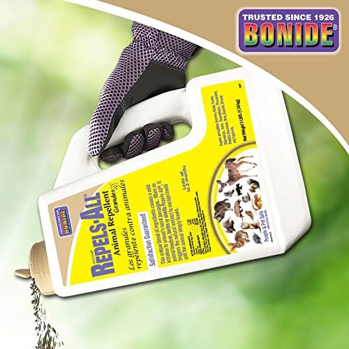 Bonide Repels-All Animal Repellent Granules, 3 lbs. Ready-to-Use Deer & Rabbit Repellent, Deter Pests from Lawn & Garden - Image 6