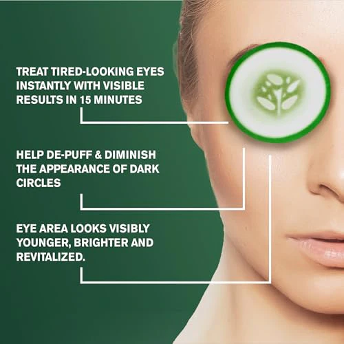 Fran Wilson Nourish My Eyes Eye Pads - Soothe Tired Eyes, Reduce Puffiness & Dark Circles, hydrates the skin around the eyes - 36 Count - Cooling & Refreshing, Instantly (Cucumber) - Image 6