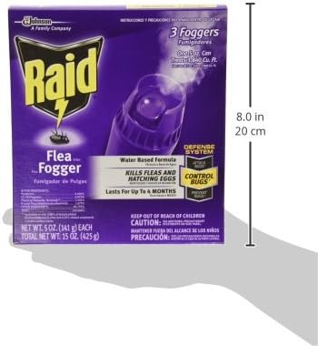 Raid Flea Flogger Plus Killer, Kills Fleas and Hatching Eggs (3 Count (Pack of 3) - Image 3