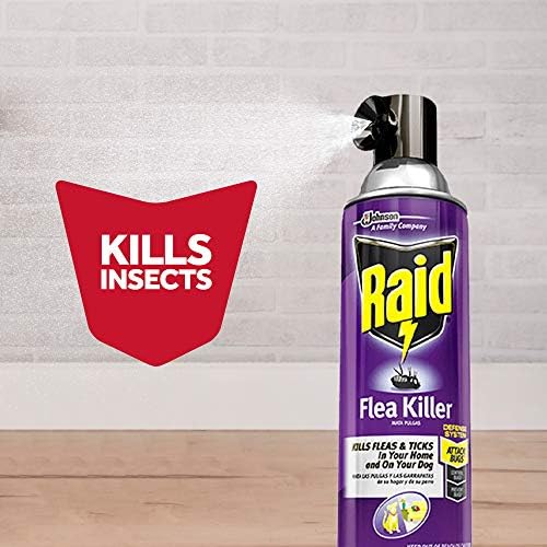 Raid Flea Killer, Kills Fleas, Crickets, Roaches, Silverfish and Ticks, Use in Your Home or on Your Dog (1 Pound (Pack of 6)) - Image 4